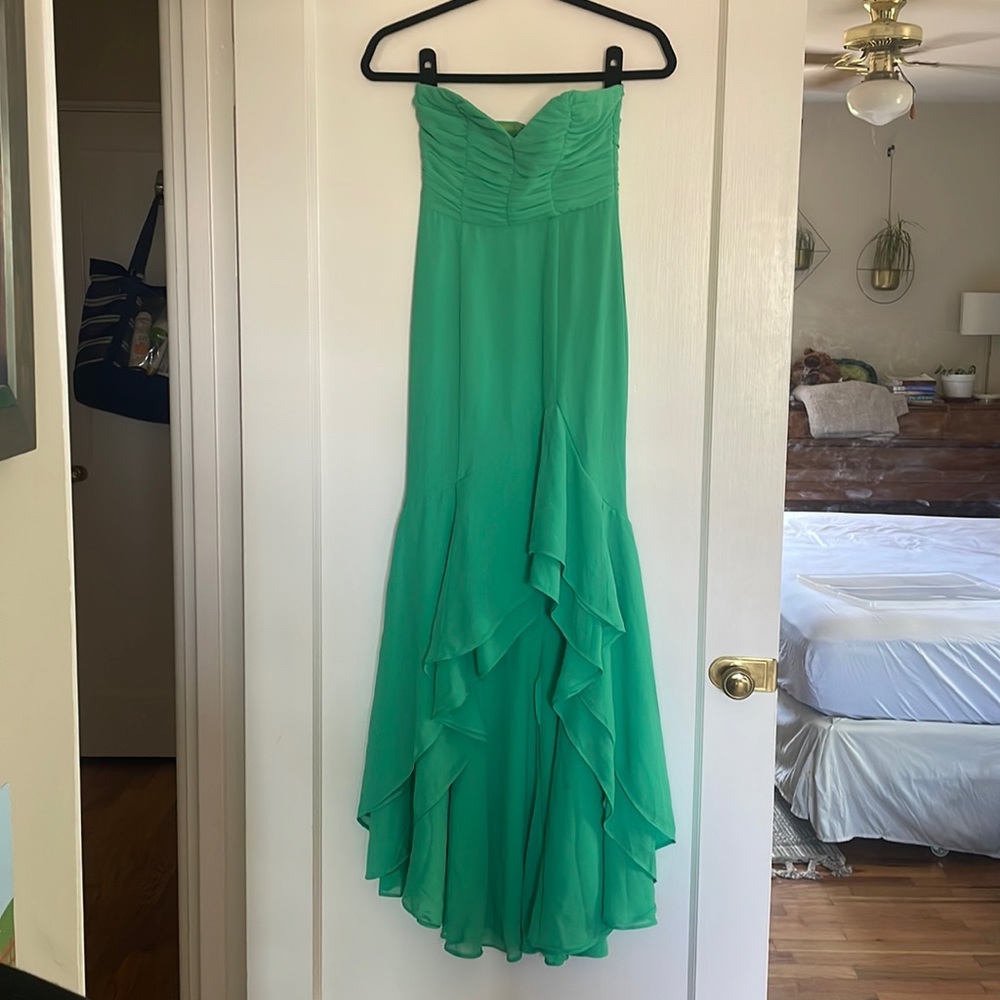 Lovers + Friends, Strapless Green Dress, XS